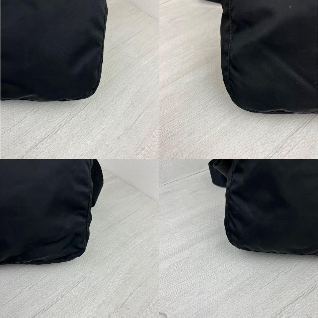 PRADA プラダ ショルダーバッグ カメラバッグ ブラック ナイロン 三角ロゴ