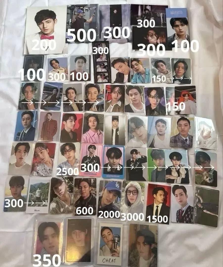 SEVENTEEN MINGYU ミンギュ トレカ まとめ売り ポストカード特典