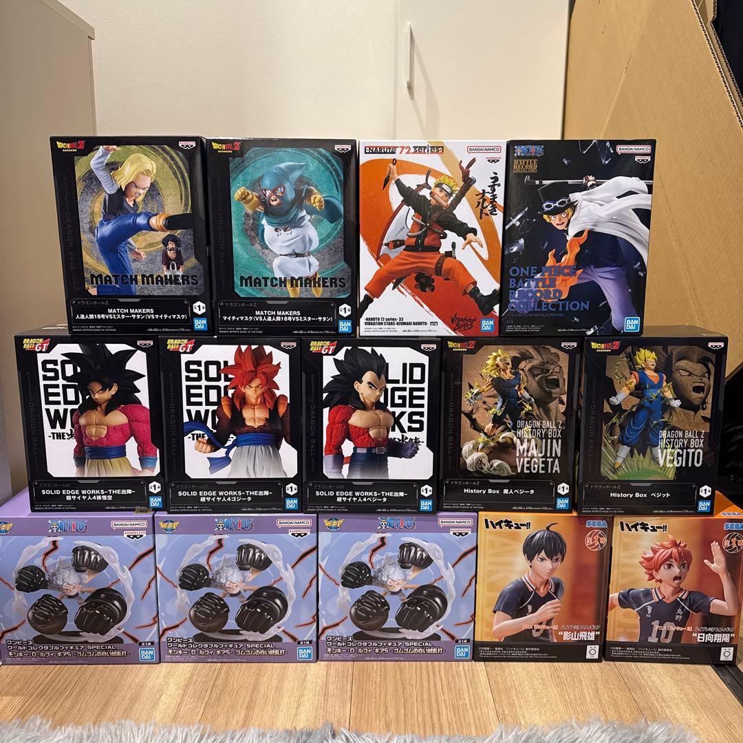 ジャンプ系フィギュア14個まとめ売り 最新プライズフィギュアまとめ