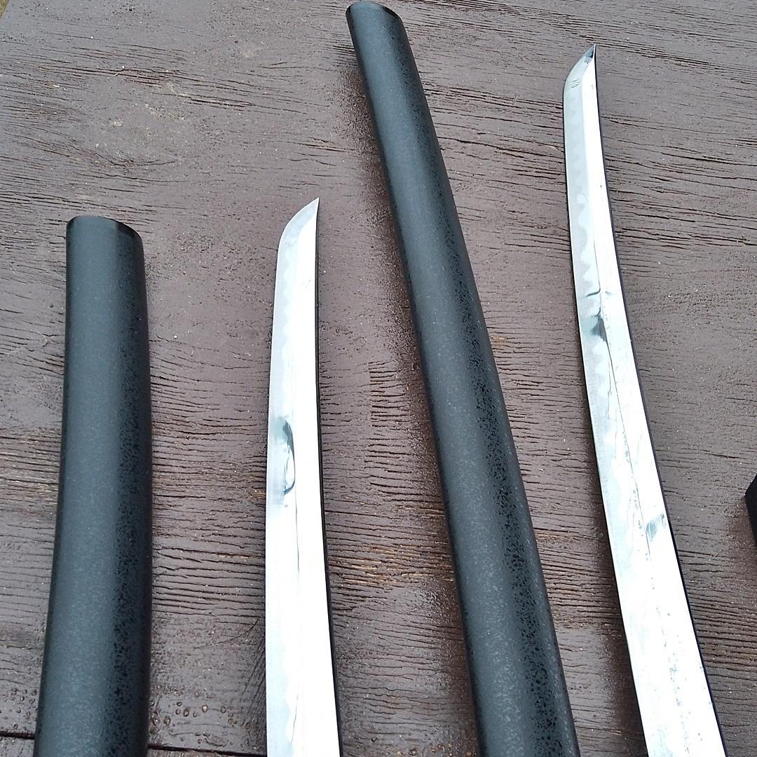 模造刀 日本刀 刀剣 刀掛台 二本掛台 据え置き式