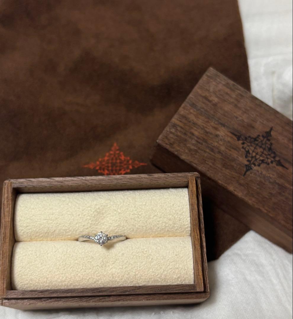 ダイヤの指輪　マリッジリング　プラチナダイヤモンド