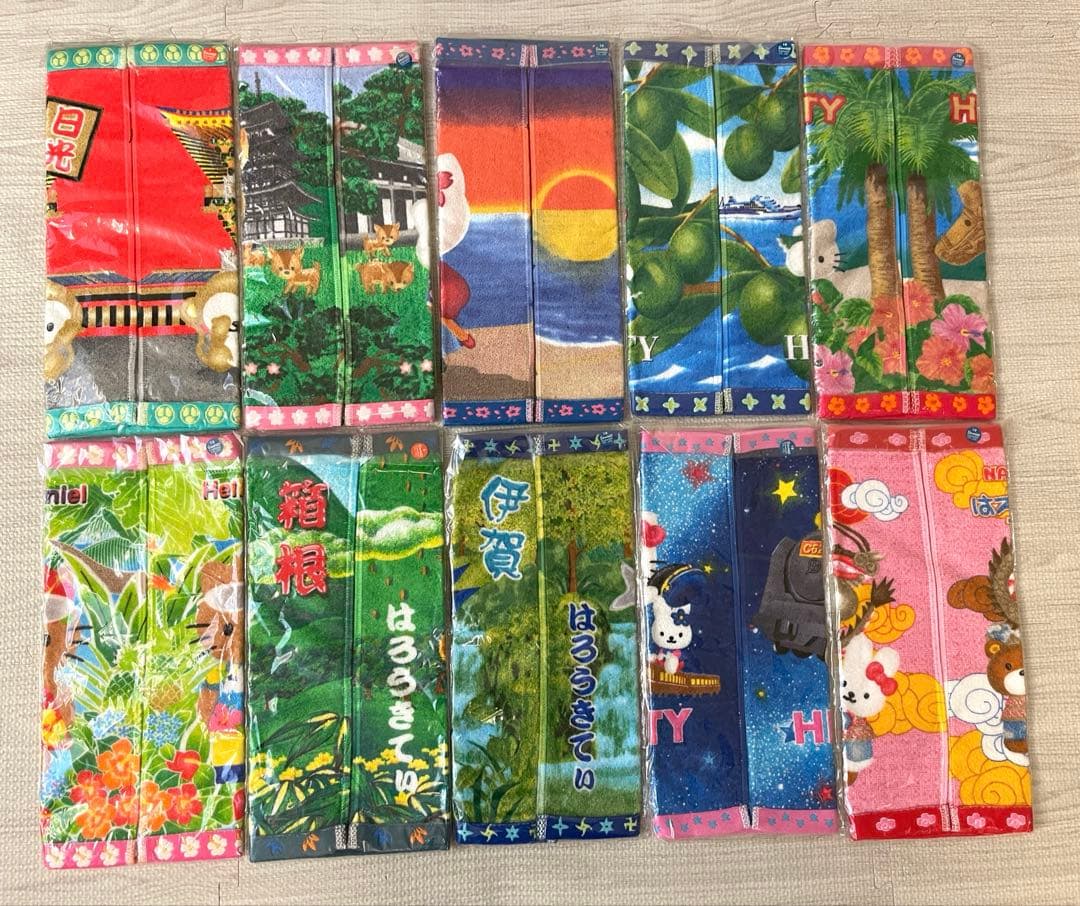 ご当地キティ ハンドタオル 25枚