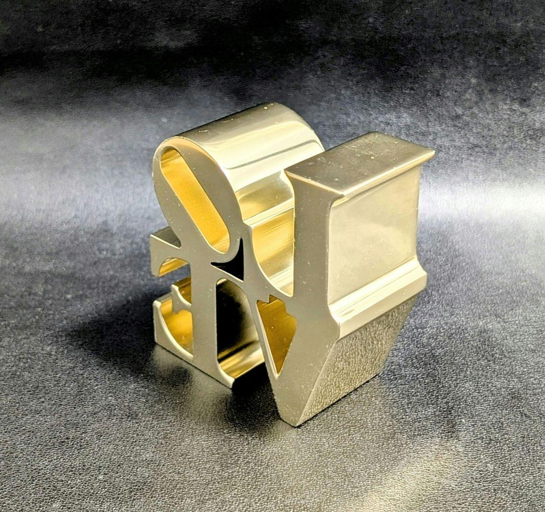 希少 ロバート・インディアナ『LOVE』Robert Indiana ゴールド - メルカリ