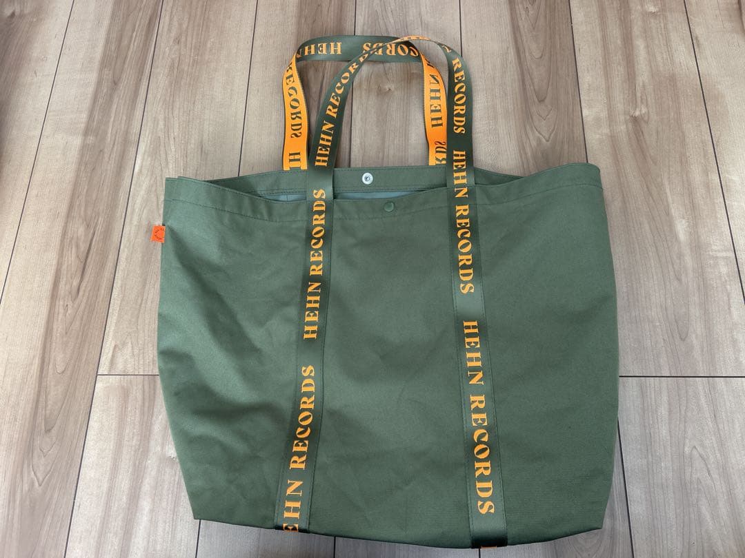 藤井風 HEHN RECORDS オリーブグリーン トートバッグ - メルカリ