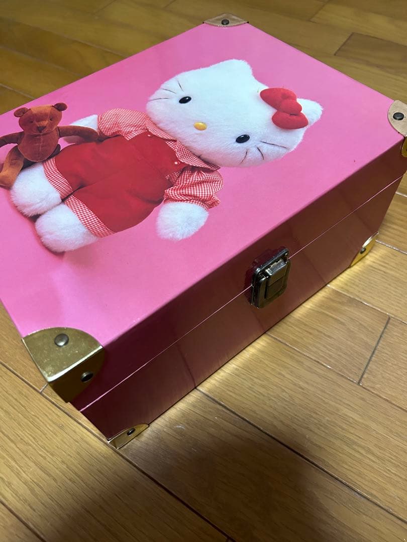 1997年アンティークレトロハローキティぬいぐるみ専用Box付き【未開封】非売品