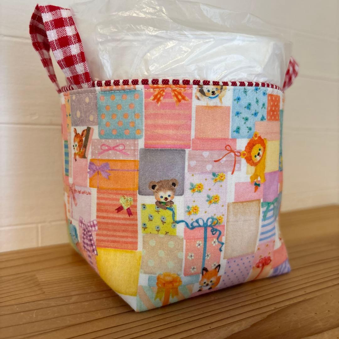 感謝価格　ユキエモン　小物入れ　人気　布バスケット　ハンドメイド