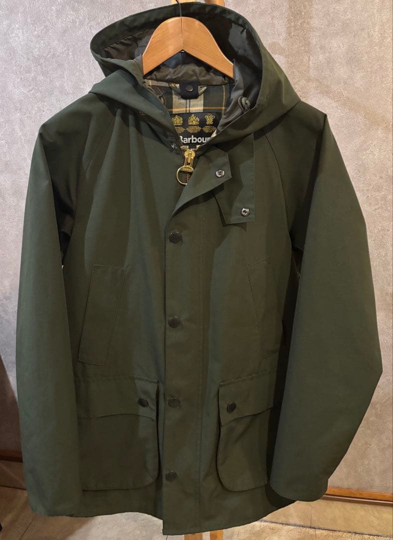 ほぼ未使用❤️Barbour フーデッドビデイルSL 2レイヤー ノンオイル38