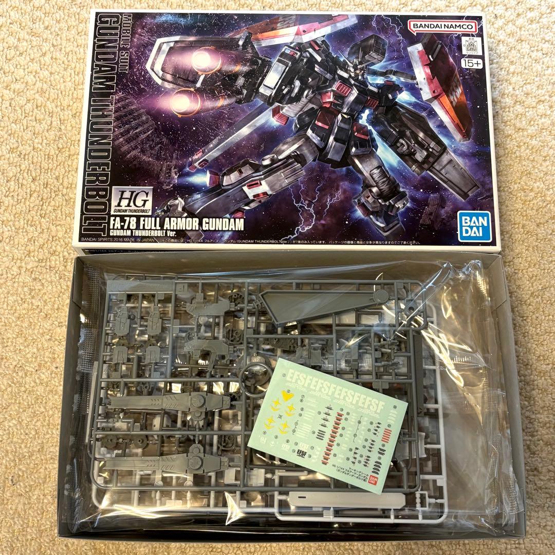 HG サンダーボルト3点セット ビッグガン +フルアーマー + サイコザク　新品