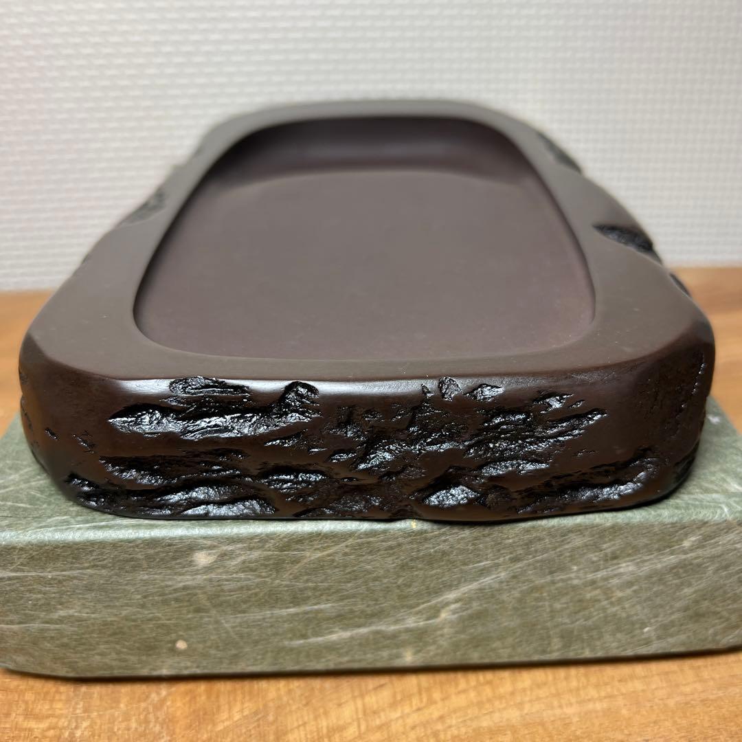 ⭕️赤間硯 野面硯 日本工芸会正会員 下井唯石 新品美品