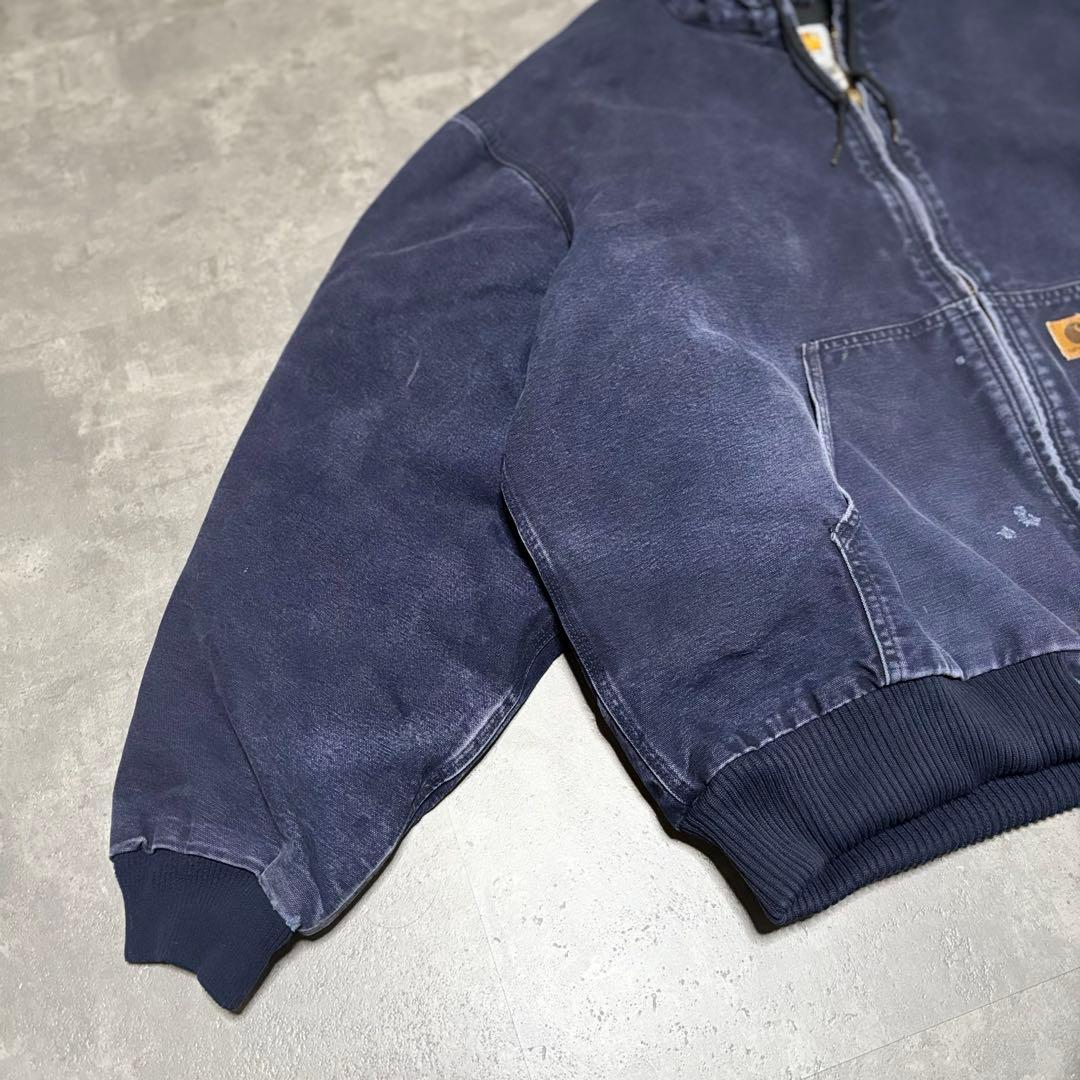 00s 究極フェード Carhartt J130 アクティブジャケット 濃紺