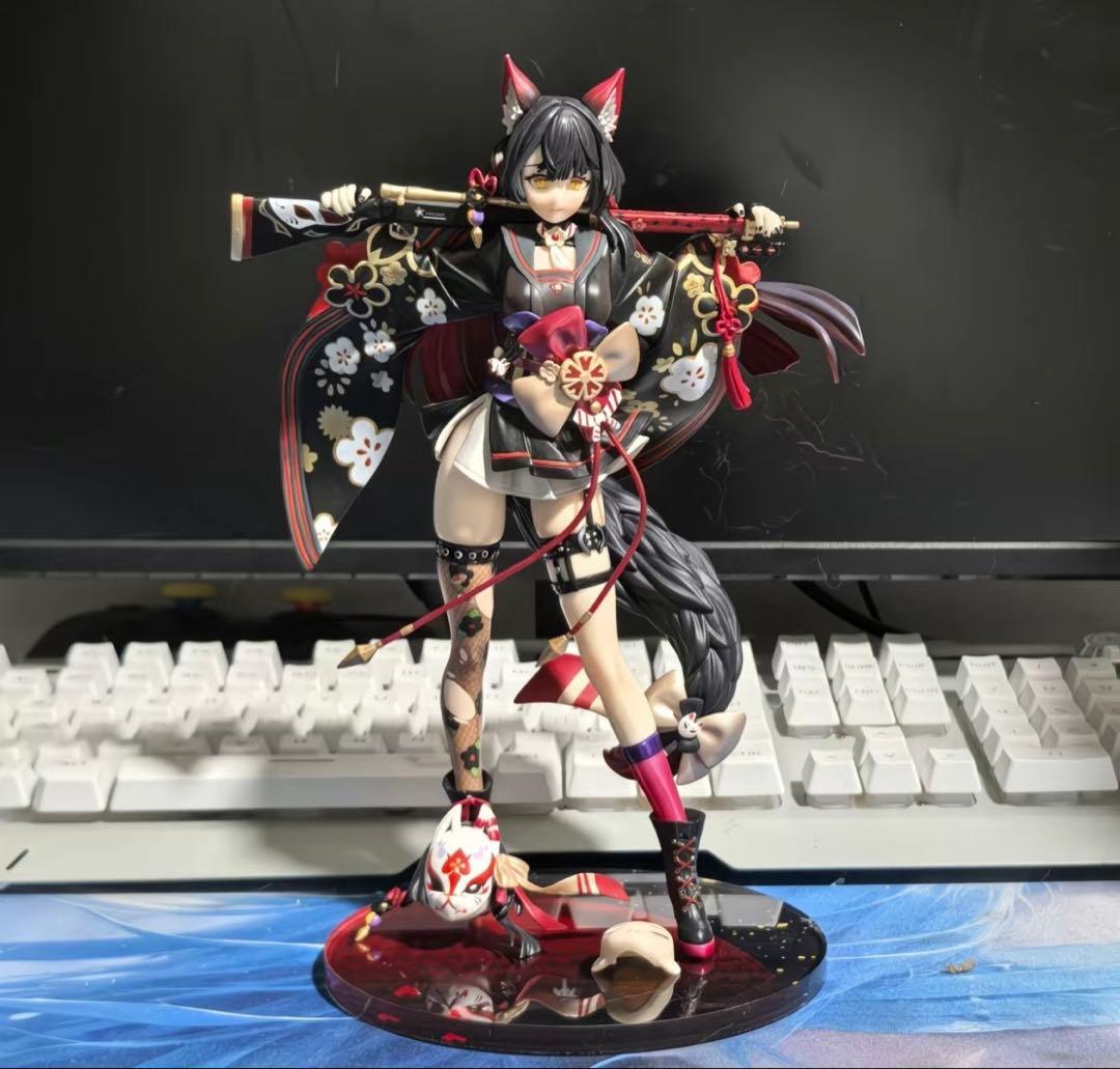 狐坂ワカモ フィギュア 刀付き