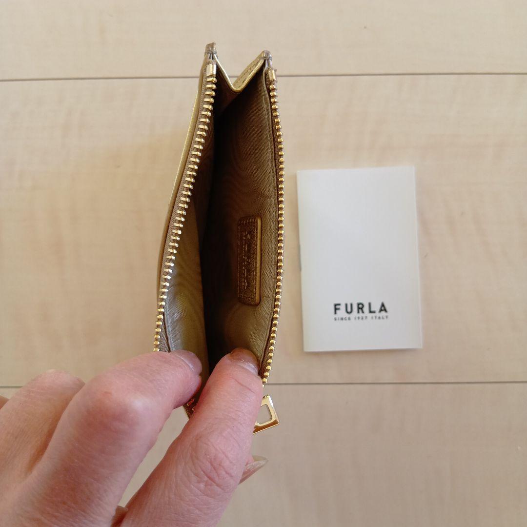 値下げ半額以下★FURLA ゴールド ケース