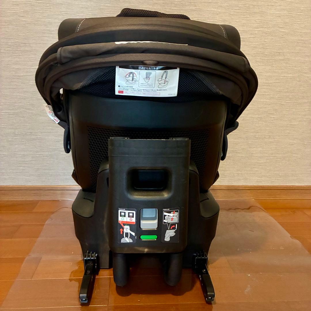 【極美品】エールべべ クルット3i グランス ISOFIX サンシェード有り