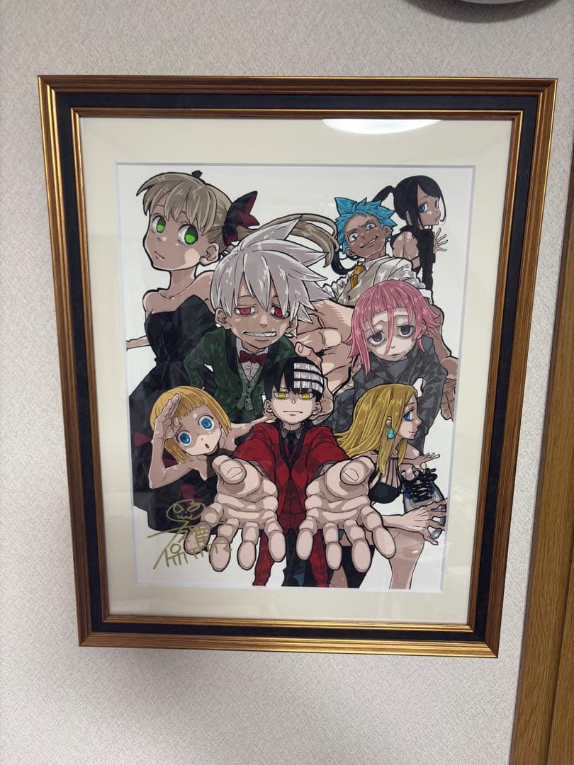 ソウルイーター展複製原画サイン入り