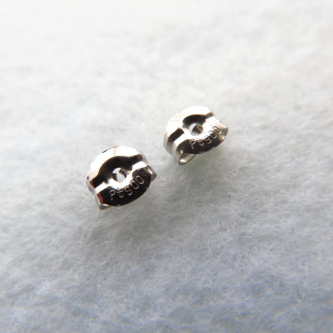 PT900 ダイヤモンド 0.4カラット ピアス PT900キャッチ 付き