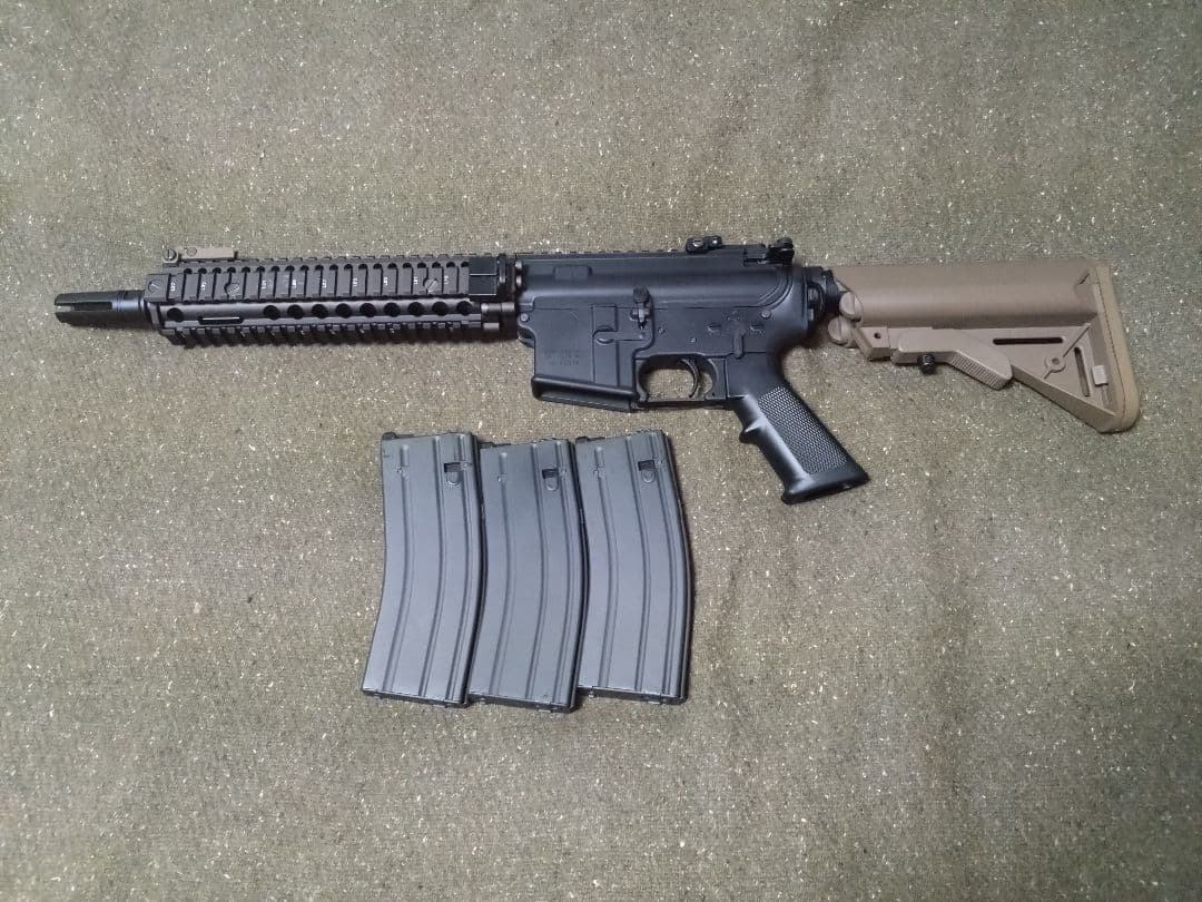 中古】東京マルイ MK18 MOD.1 GBB マガジン3本付き 付属品あり
