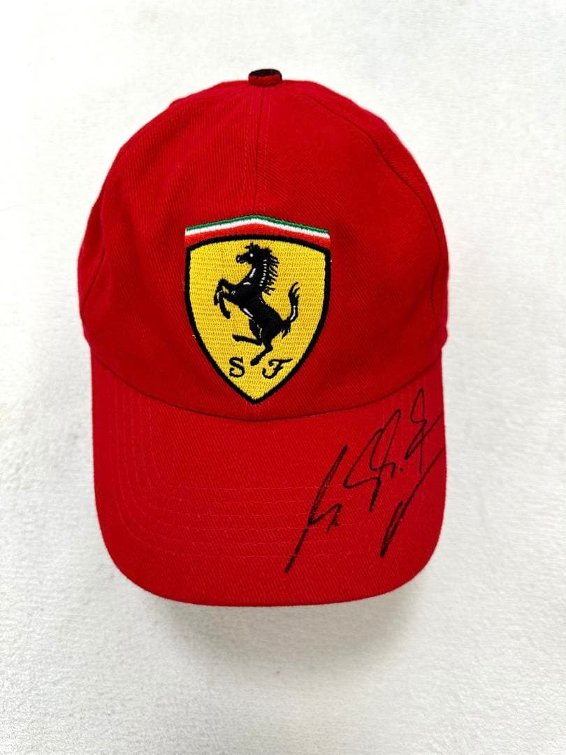 フェラーリ／ミハエル・シューマッハー直筆サイン入り額付生写真