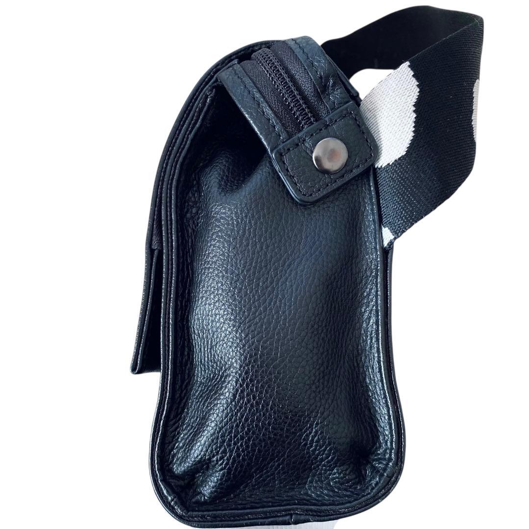 ear イアパピヨネ【美品】ダルメシアン ワイド ショルダーバッグ