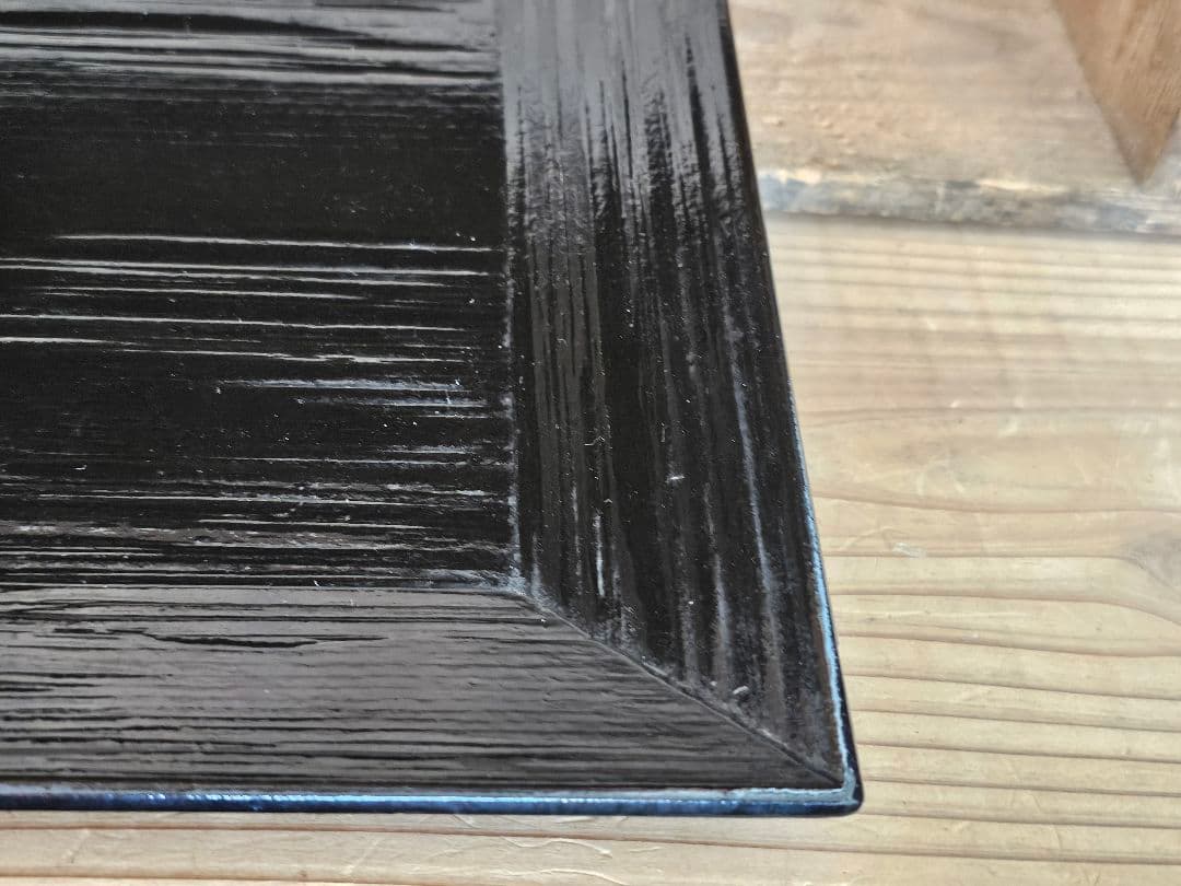 骨董品 一閑張塗師 黒塗 茶道具 菓子器