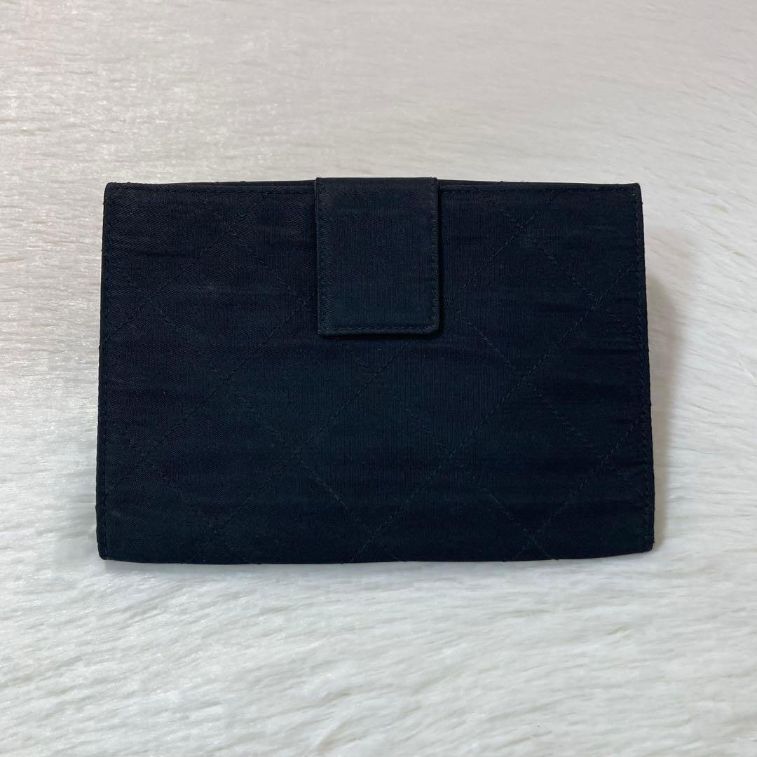 PRADA プラダ お買い得品 二つ折り キルティング 財布 黒 三角ロゴ