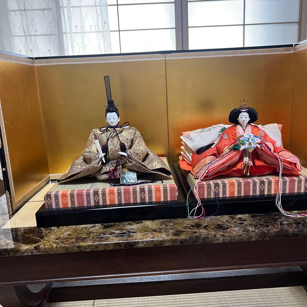 雨も好き！京雛　お雛様　京人形　ひな祭り