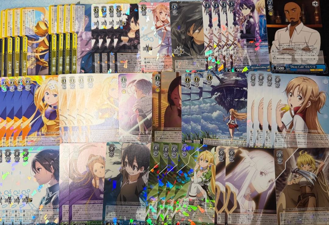 ソードアート・オンライン ヴァイスシュヴァルツ デッキ パーツ ヴァイス】『ソードアート・オンライン アリシゼーション Vol.2』を