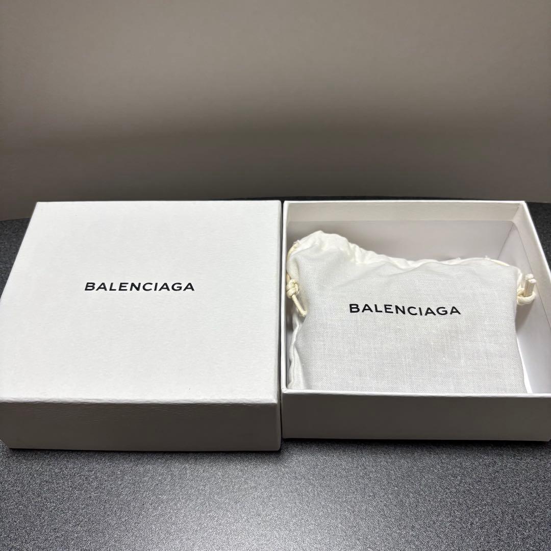 BALENCIAGA バーガンディ 三つ折り財布