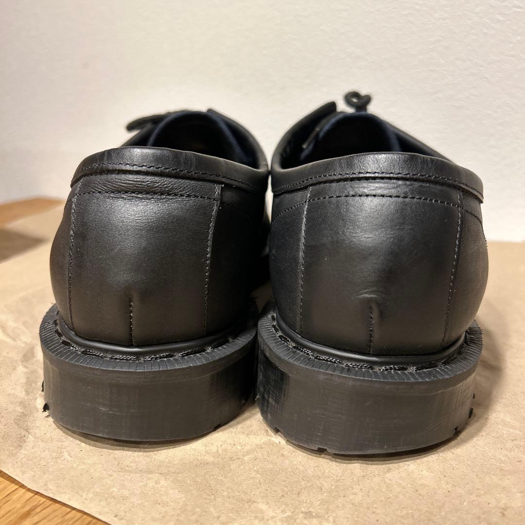 solovair MHL. ブラック レザーシューズ チロリアン ソロヴェアー