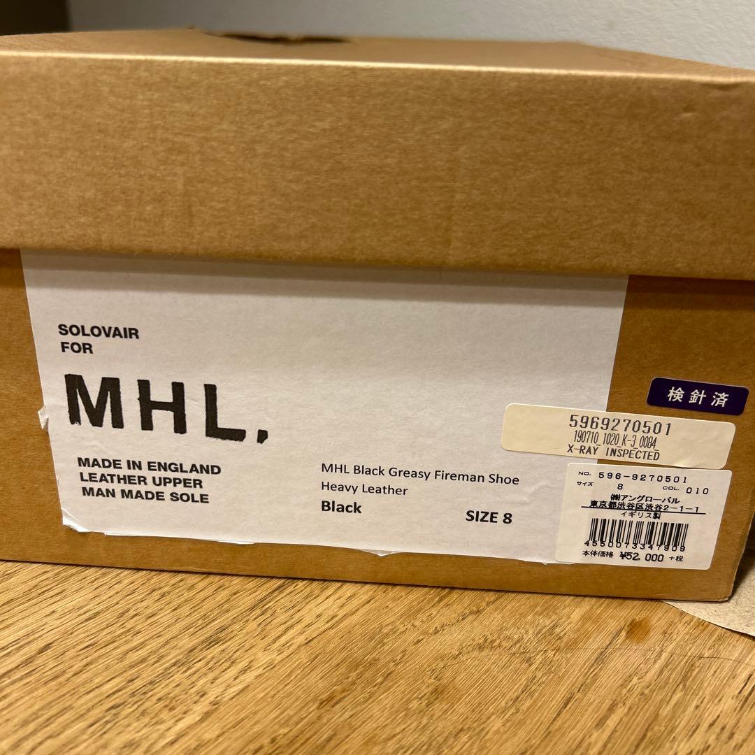 solovair MHL. ブラック レザーシューズ チロリアン ソロヴェアー