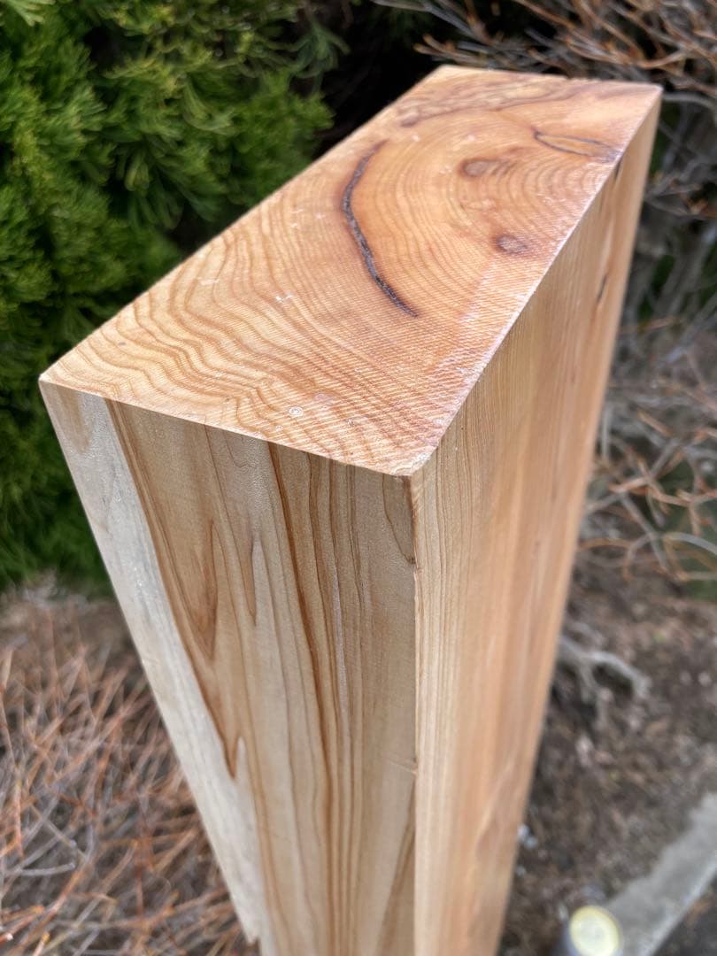 乾燥済み　北海道　イチイ　オンコ　一位　材料　106×20×7cm