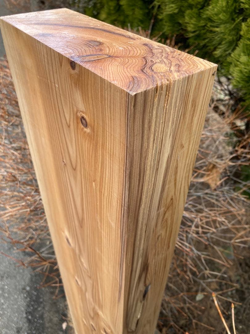 乾燥済み　北海道　イチイ　オンコ　一位　材料　106×20×7cm