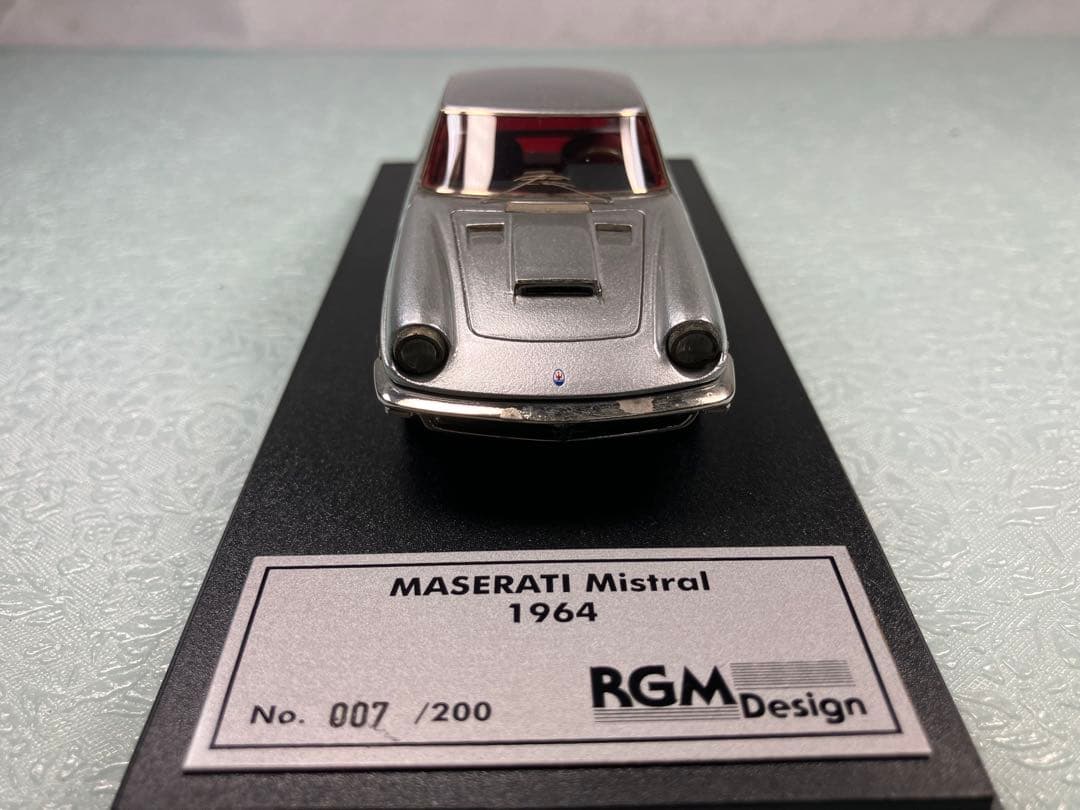 Maserati Mistral 1984 シルバー ミニカー