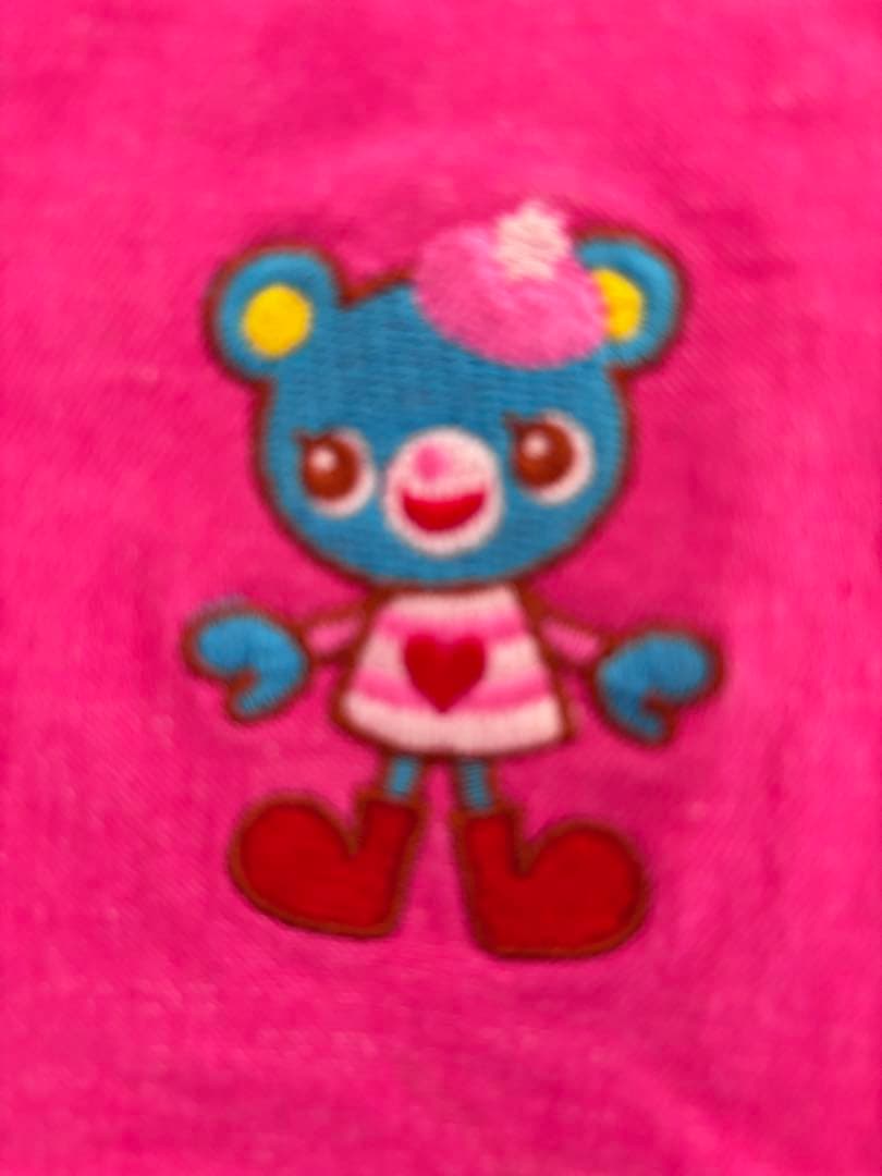 【美品】メゾピアノ☆ミミポポ刺繍入りプリーツスカート