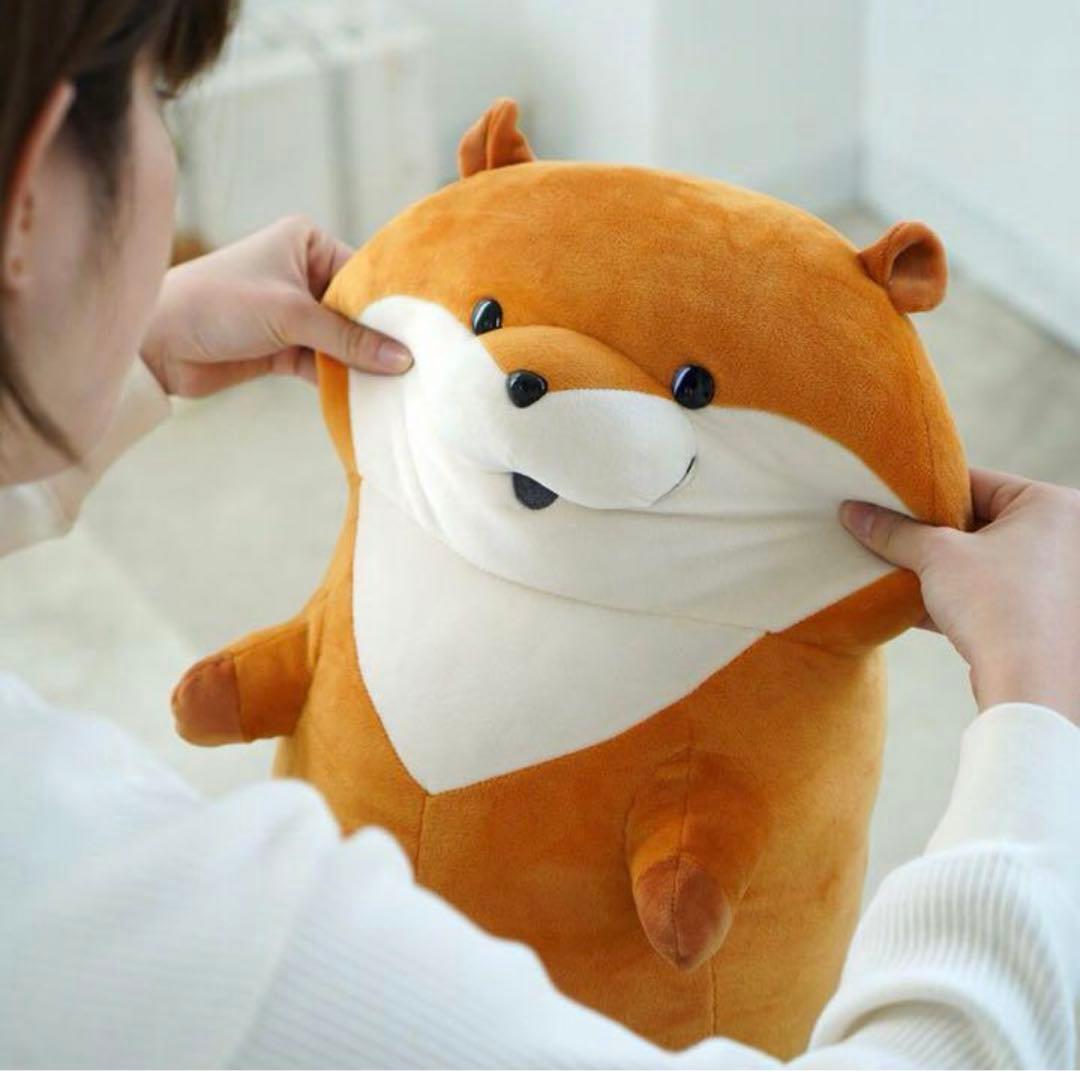 新品 可愛い嘘のカワウソ もちっとぬいぐるみ