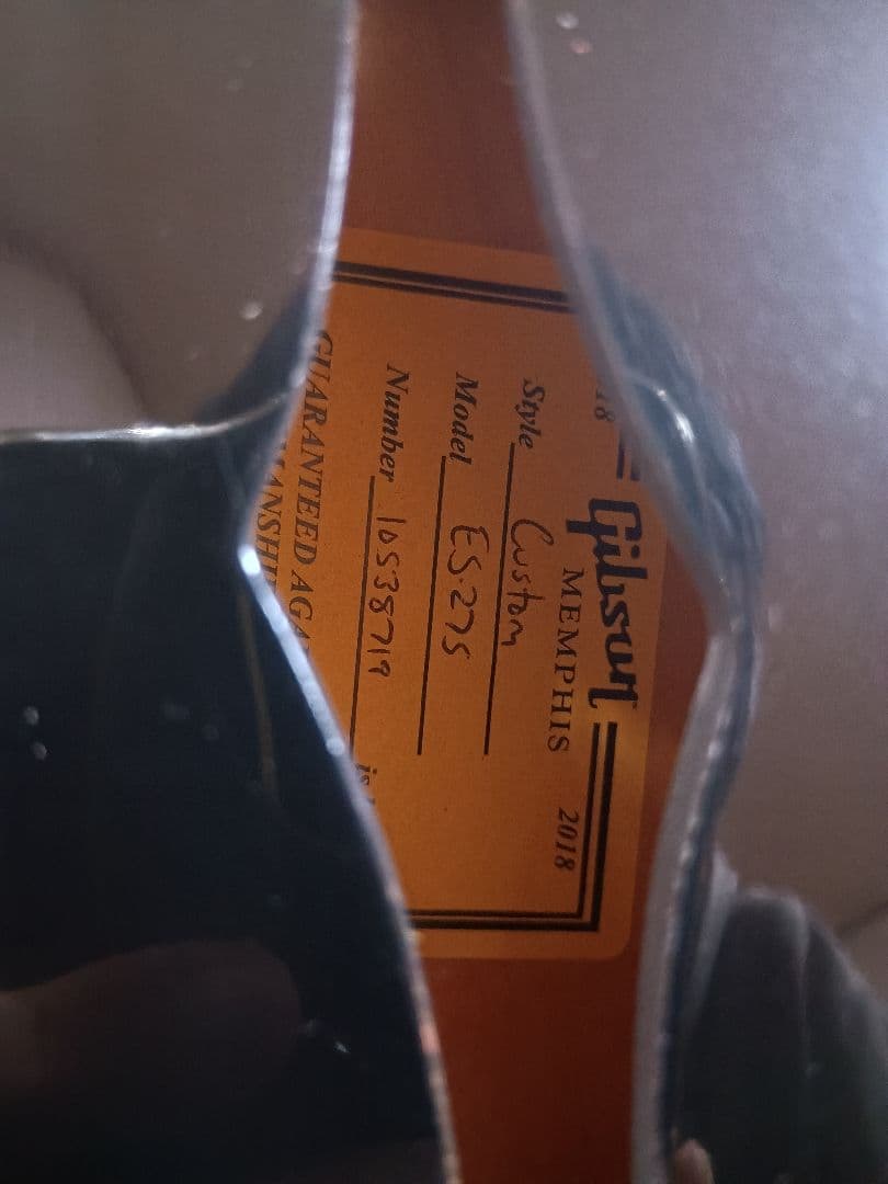 【正規輸入品】gibson ES‐275 custom エボニー フルアコ