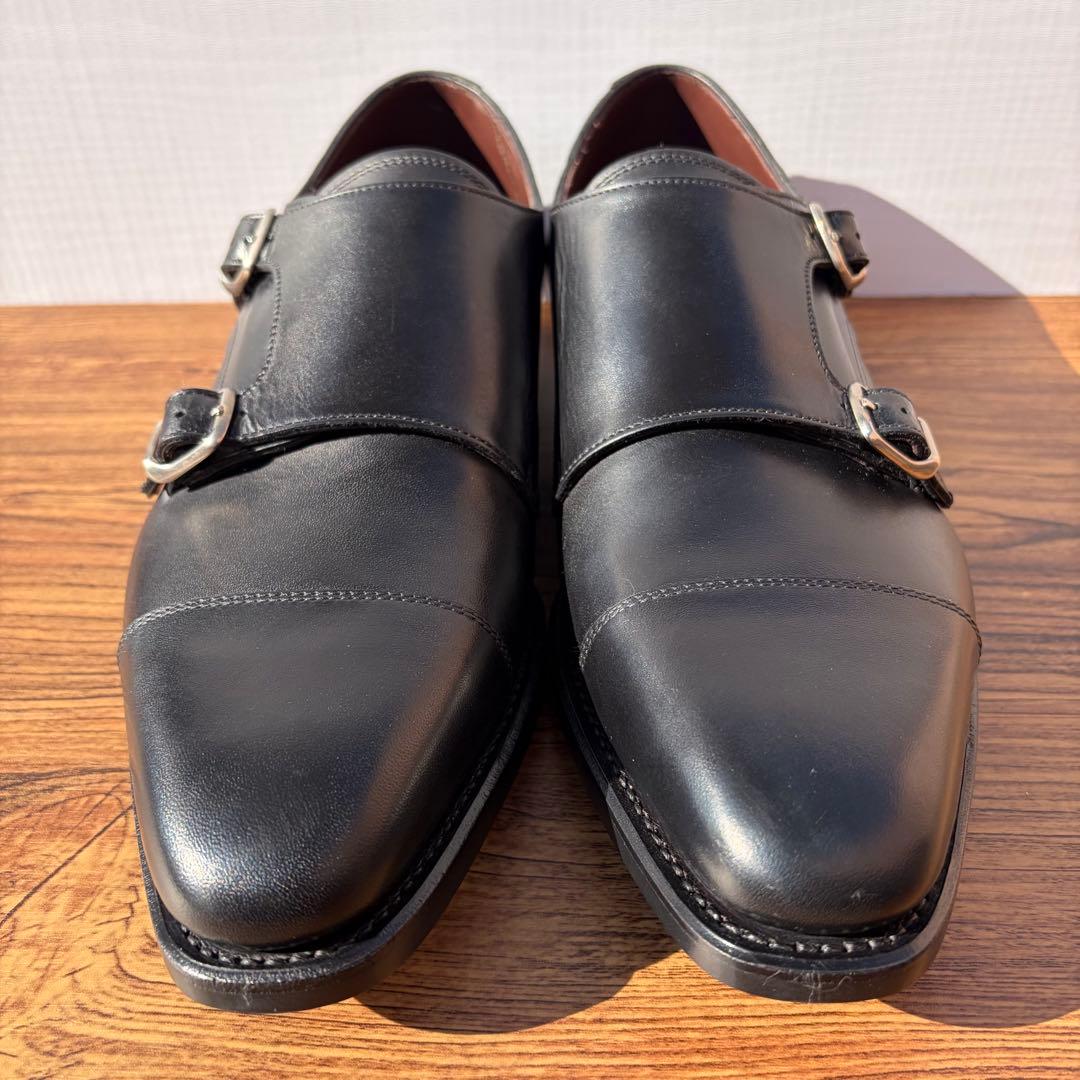 【展示品】ユニオンインペリアル ダブルモンクストラップ US8 ブラック