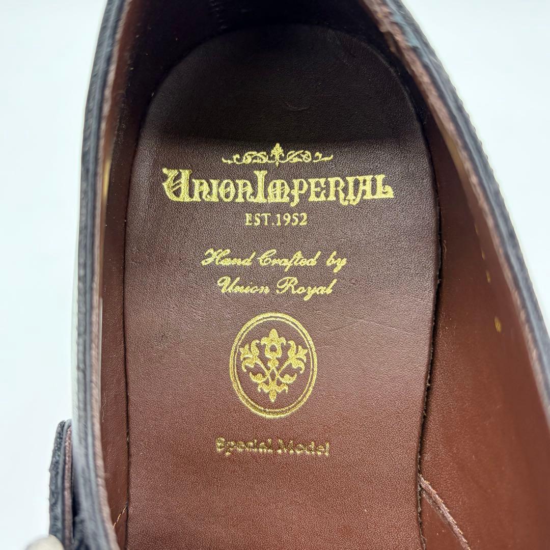 【展示品】ユニオンインペリアル ダブルモンクストラップ US8 ブラック