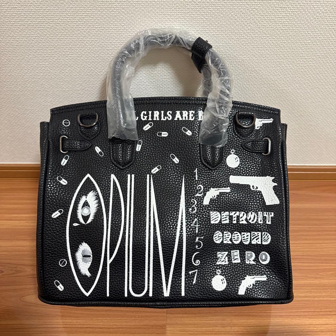 パ*。様 HYSTERIC GLAMOUR ハンドバッグ ブラック