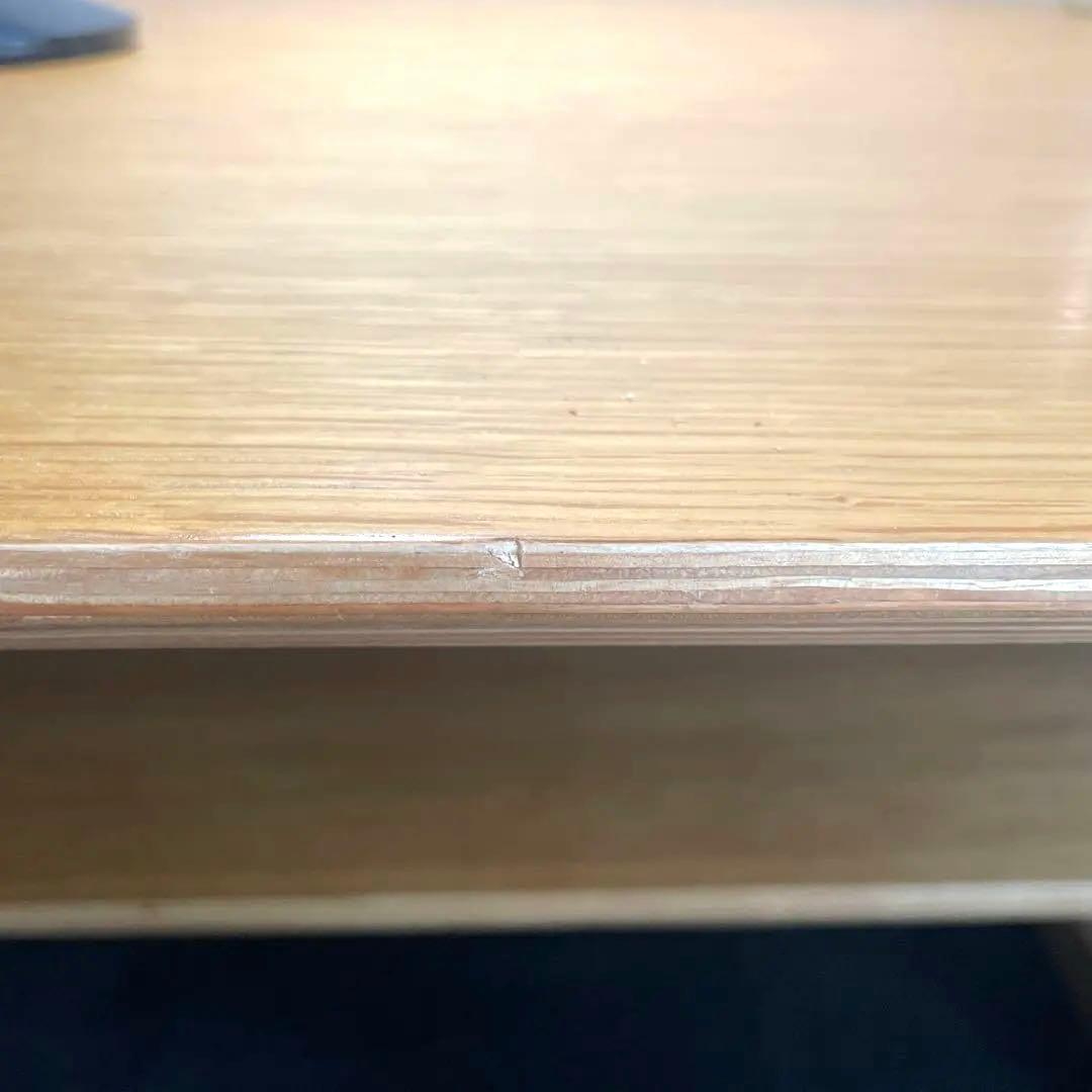 【完成形】無印良品 リビングでもダイニングでもつかえるテーブル　オーク材