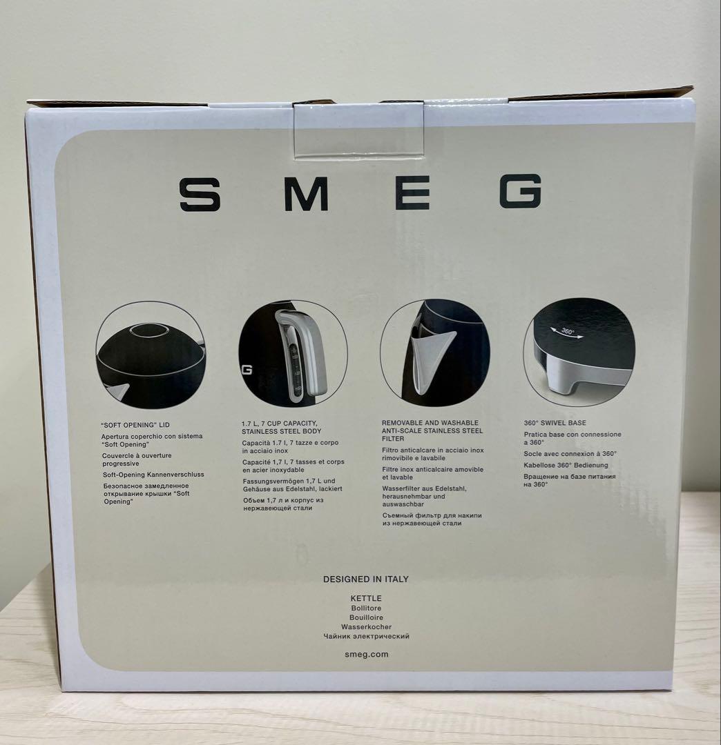新品未使用品】SMEG スメッグ ケトル(マットブラック - メルカリ