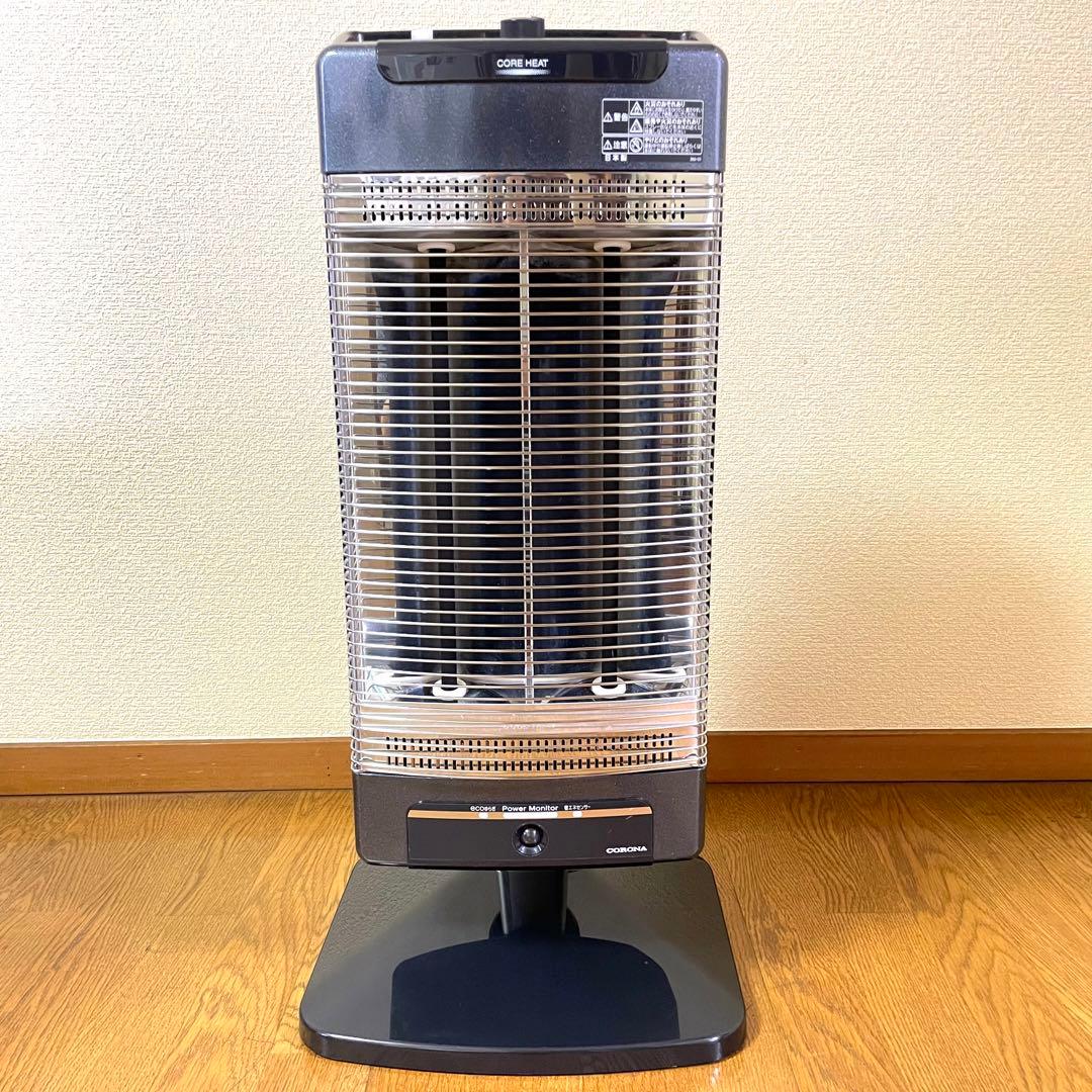 コロナ 遠赤外線電気ストーブ DHX-1219R 2019年製 ブラックコロナ 遠