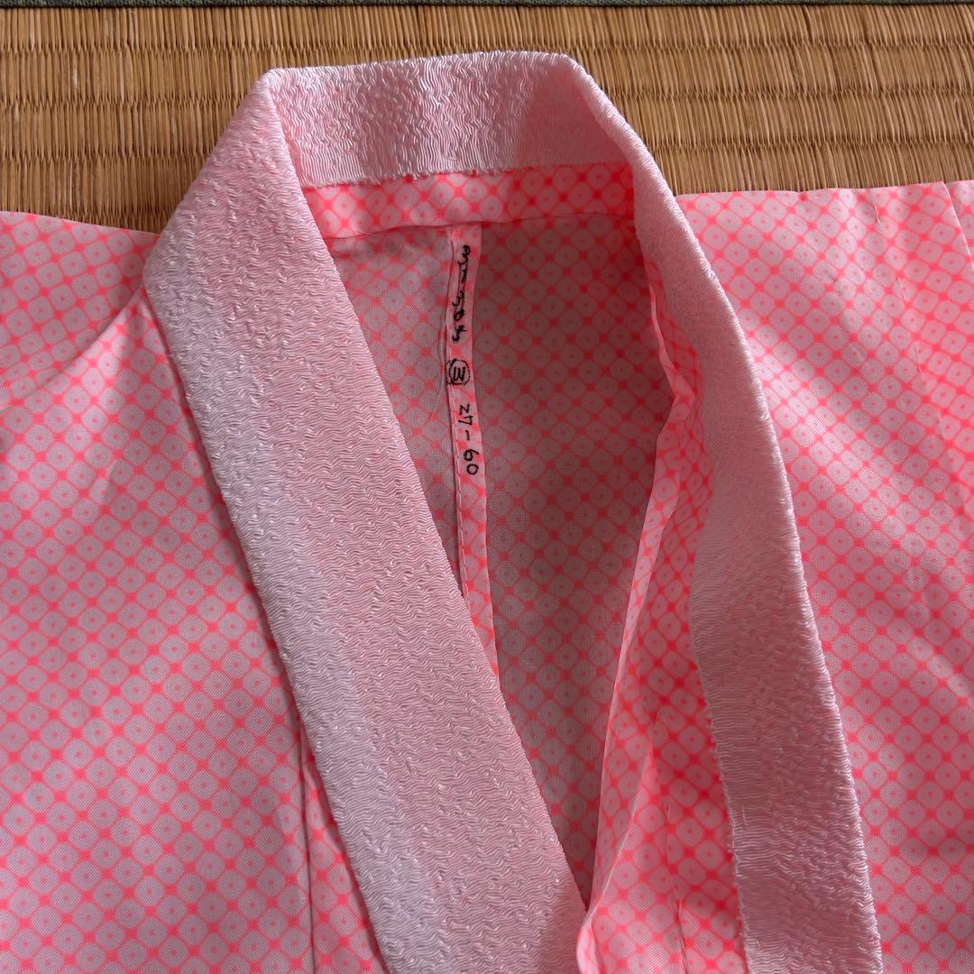 七五三 3歳 被布 着物 絹 三歳 赤 ピンク 753 子供着物 パステルカラー