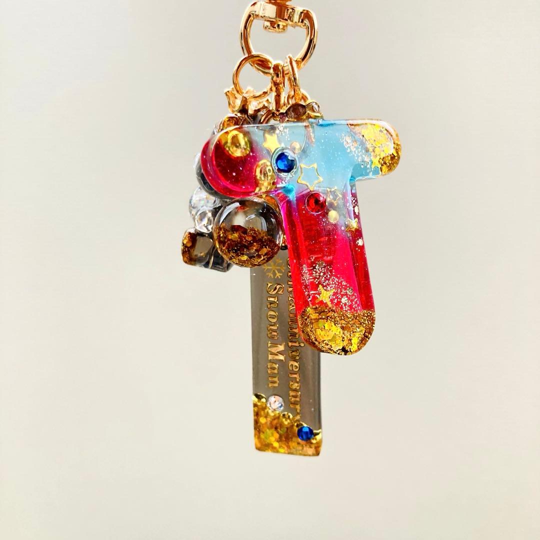 タカママページ　名入れチャーム　レジンキーホルダー5点