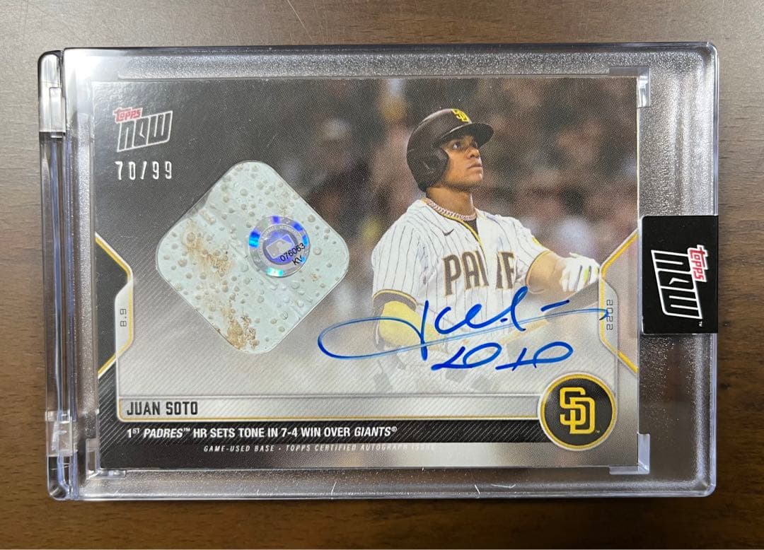 【最終値下げ】Juan Soto topps now auto 直筆サイン 最終値下げ】Juan Soto topps now auto 直筆サイン