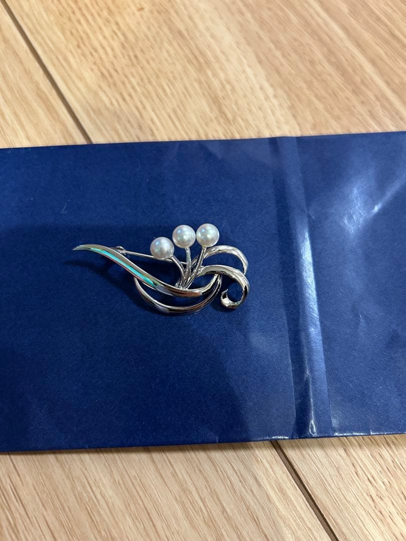 ミキモト シルバー ブローチ - メルカリ
