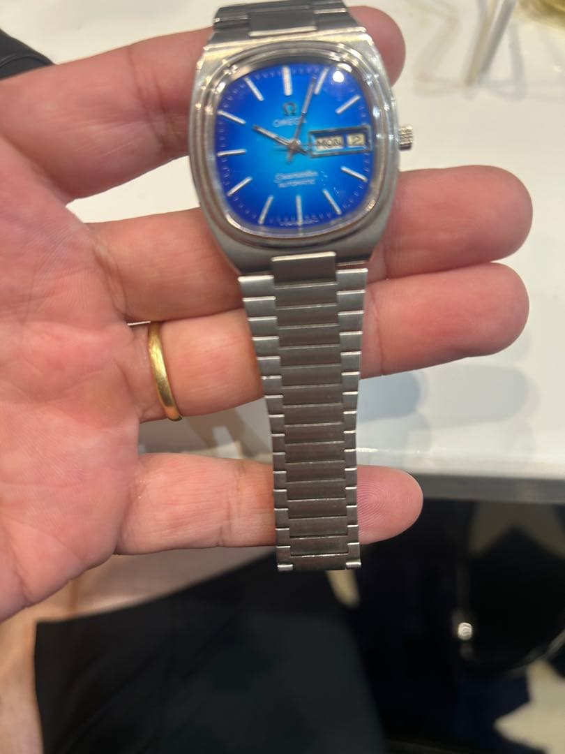 k*9様 美品　オメガ　シーマスター　アンティーク　TVスクリーン　自動巻き時計