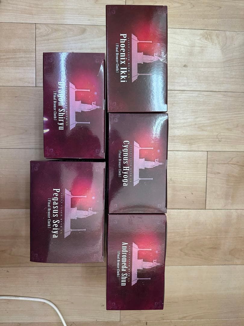 聖闘士星矢　聖闘士聖衣神話EX 最終青銅聖衣 5体セット