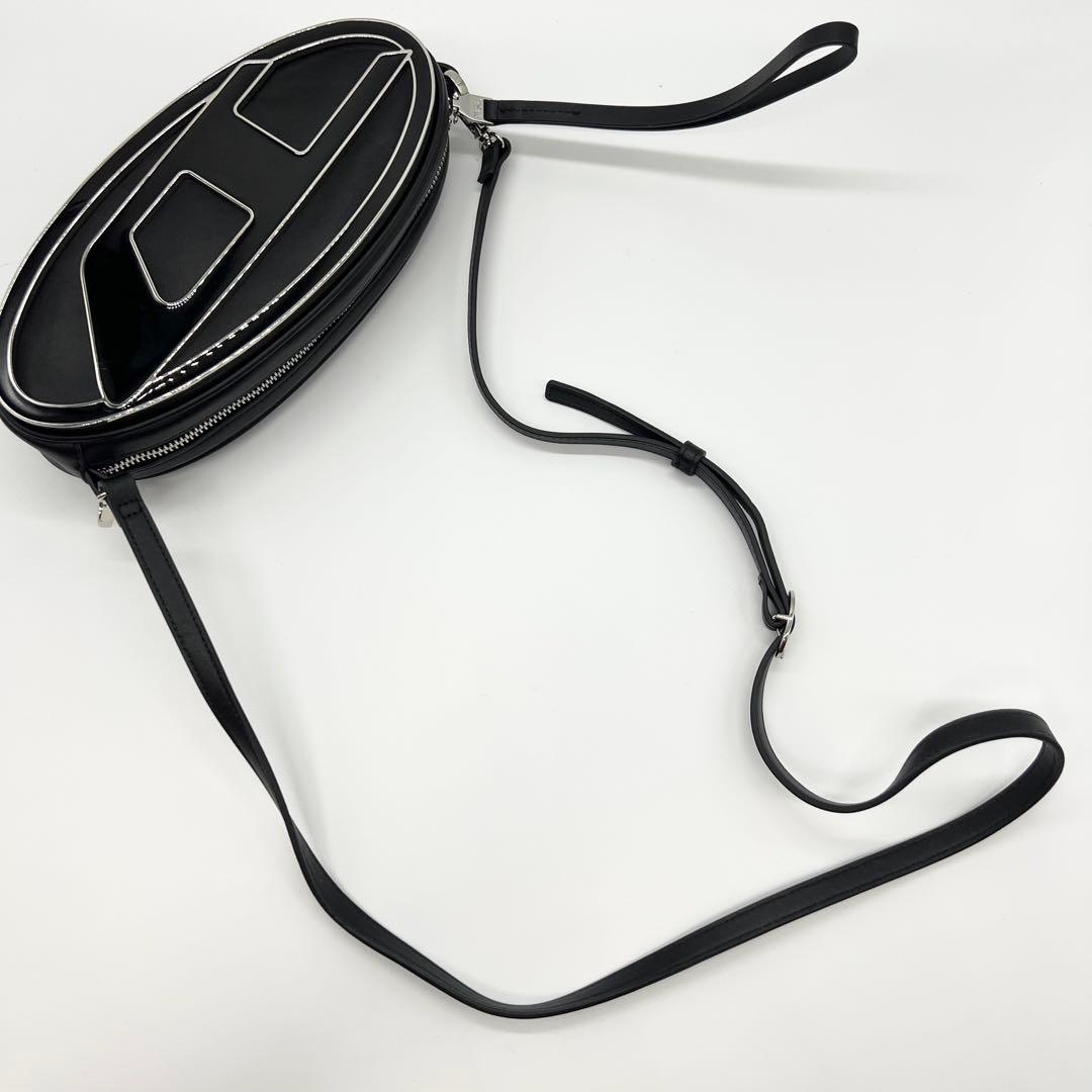 極美品✨DIESEL　ショルダーバッグ　HOLI-D　レザー　ブラック　正規品