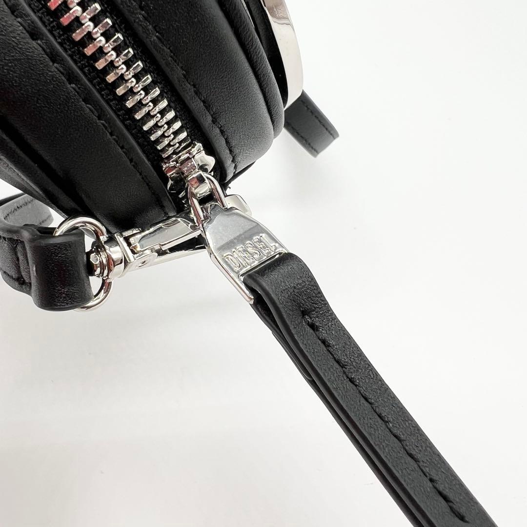 極美品✨DIESEL　ショルダーバッグ　HOLI-D　レザー　ブラック　正規品