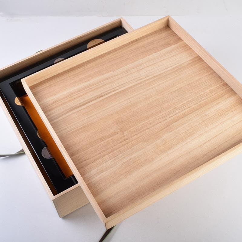 茶道具 輪島塗 蒔絵職人 日野拓也作 玉兎蒔絵 炉縁 共箱 M R8986B